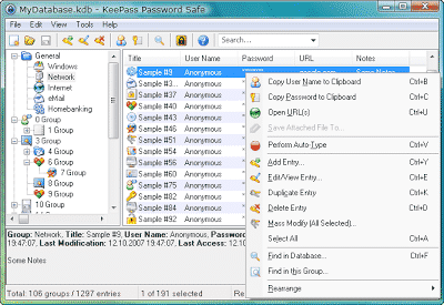 KeePass Password Safe 1.42 Classic Edition Full