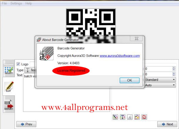 Aurora 3D Barcode Generator v6.0 Full Download