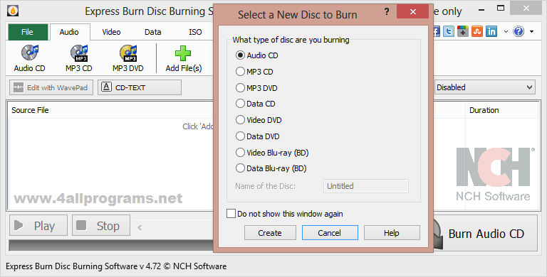 NCH Express Burn Plus 11.09 Full