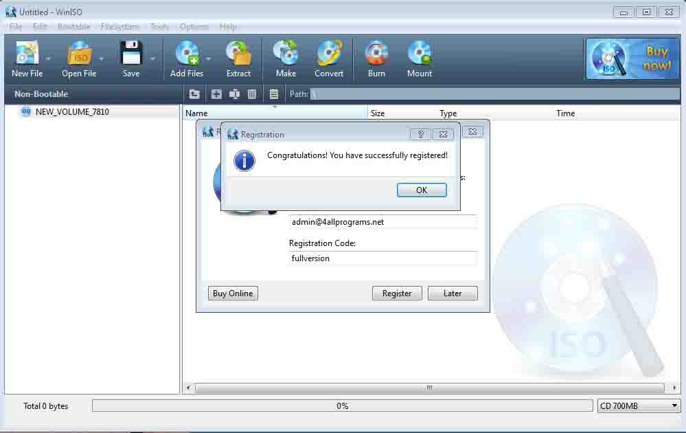 WinISO 7.0.3.8308 Free Download Full