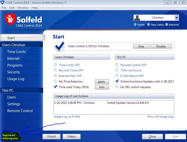 Salfeld Child Control Free Download Full