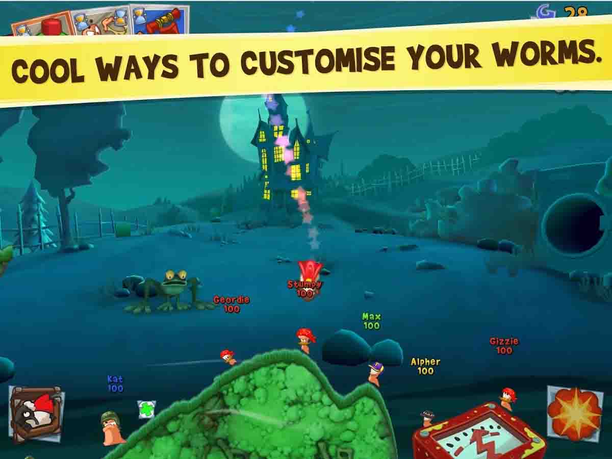 Worms 3 v2.06 Mod APK