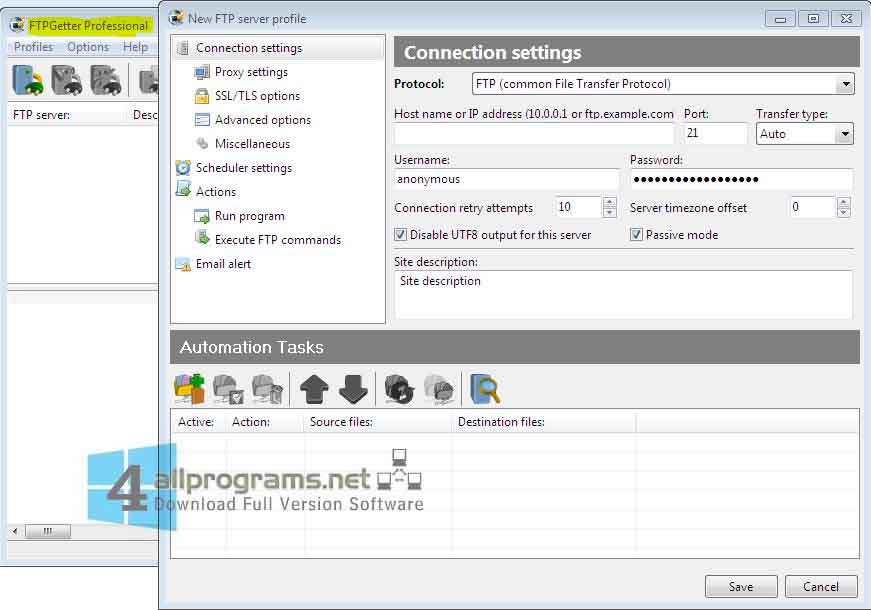 FTPGetter Professional v5.97 Free Download Full