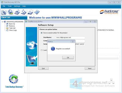 FarStone TotalRecovery Pro v11.0.3 Download Full