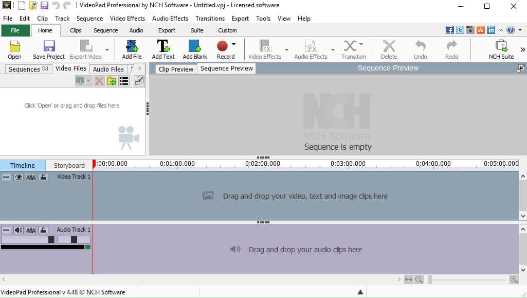 NCH VideoPad Pro 16.22 Free Download