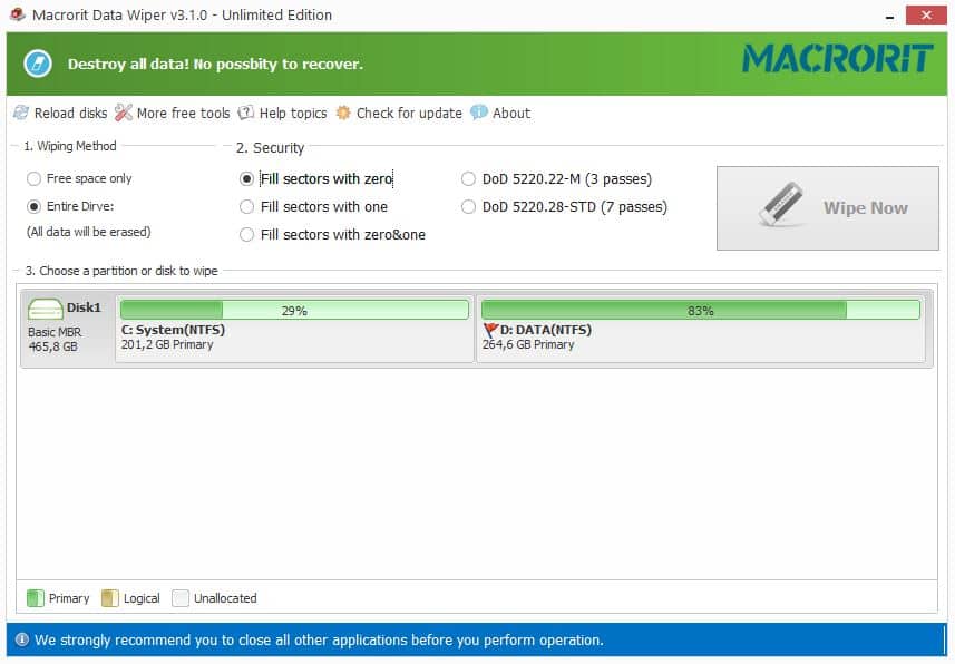 Macrorit Data Wiper 7.1.0 Full + WinPE