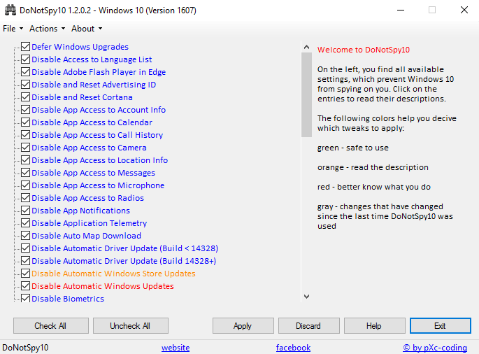 DoNotSpy10 v5.2.0 Free Download Full