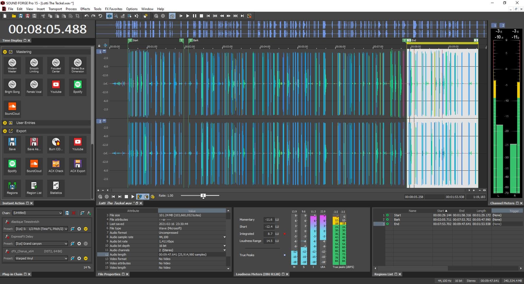 MAGIX Sound Forge Pro 16.1.2.55 Full