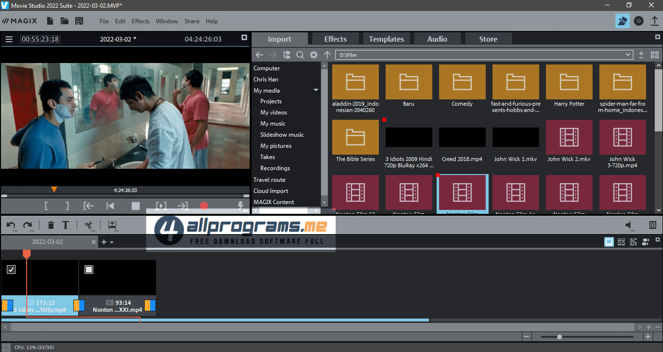 MAGIX Movie Studio 2023 Platinum 22.0.3.152 Full