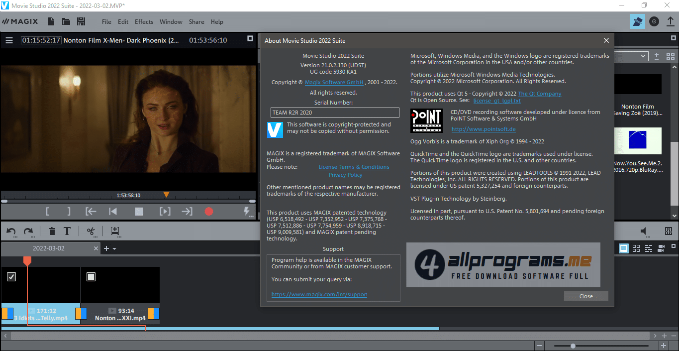 MAGIX Movie Studio 2023 Platinum 22.0.3.152 Full
