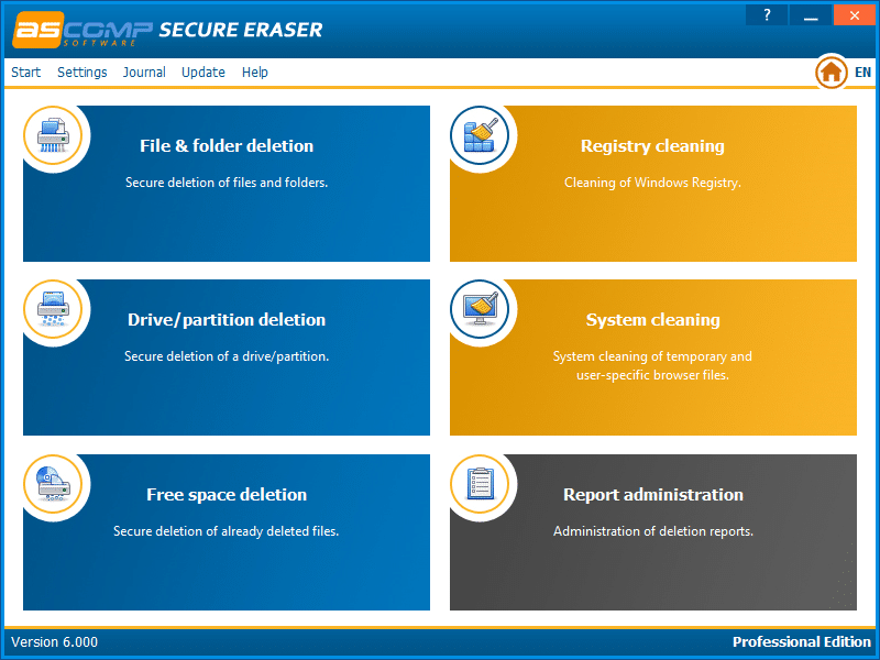 Ascomp Secure Eraser Professional 6.101 Full