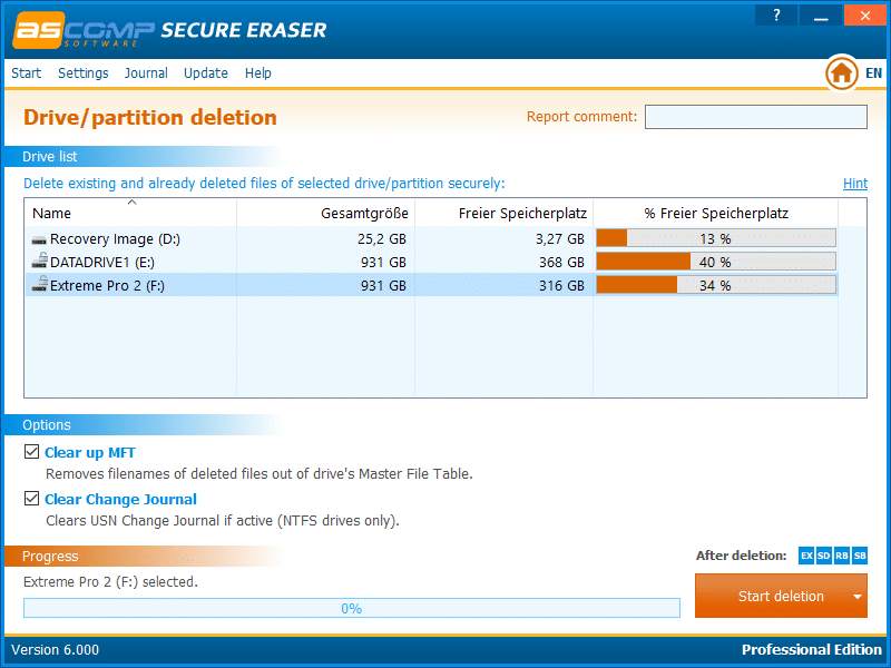 Ascomp Secure Eraser Professional 6.101 Full