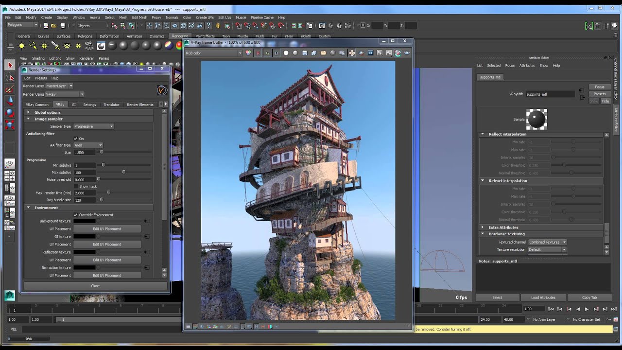 V-Ray Advanced 5.20.02 for Maya 2023 Full