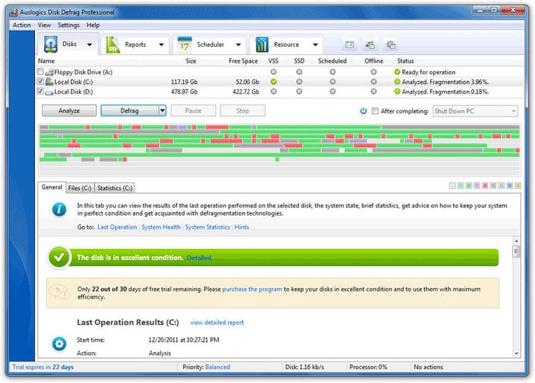 Auslogics Disk Defrag Pro 11.0.0.2 Full