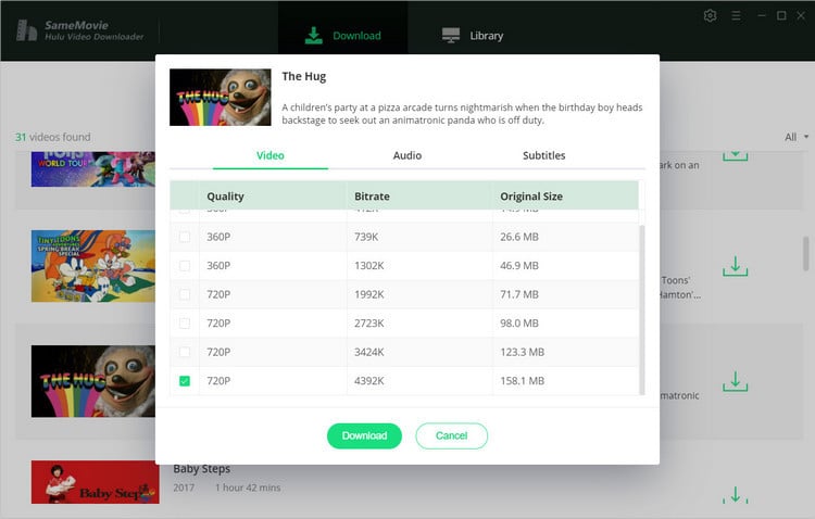 SameMovie Hulu Video Downloader 1.2.2 Full