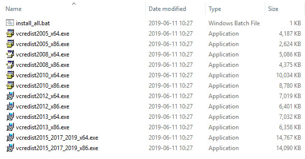 Visual C++ Redistributable Runtimes (AIO) Jul 2022