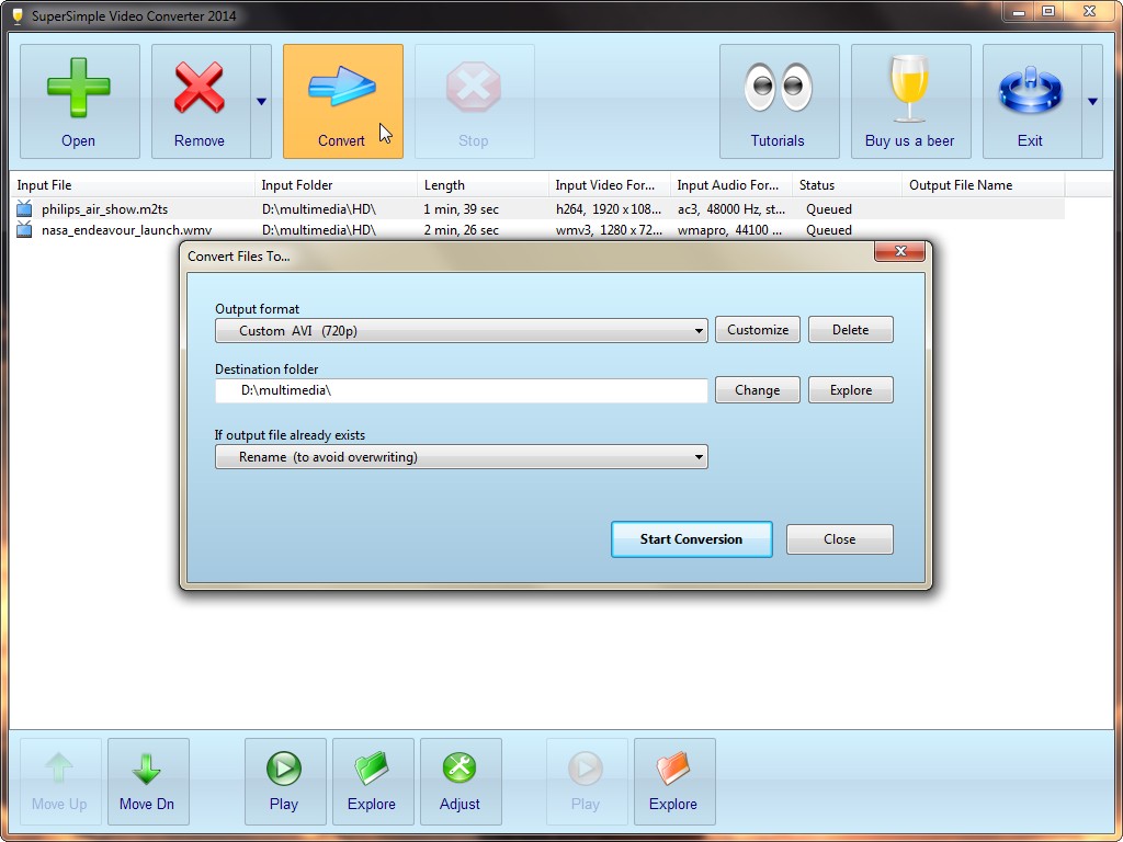 SuperSimple Video Converter Free Download