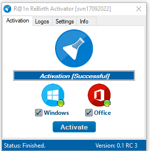 R@1n ReBirth Activator 1.10 Final