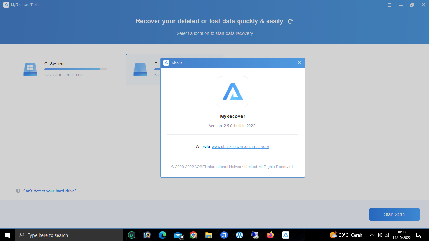 AOMEI MyRecover 3.0.0 Professional / Technician