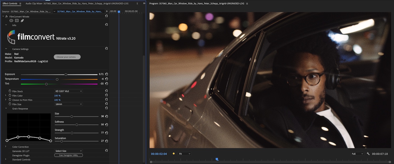 FilmConvert Nitrate 3.11 for After Effects & Premiere Pro Full