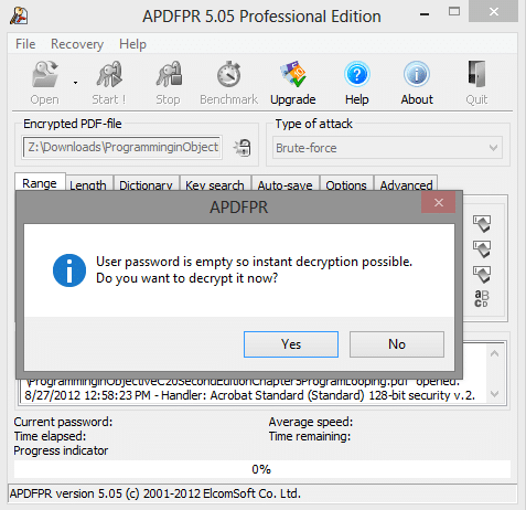 Advanced PDF Password Recovery Enterprise 5 Full