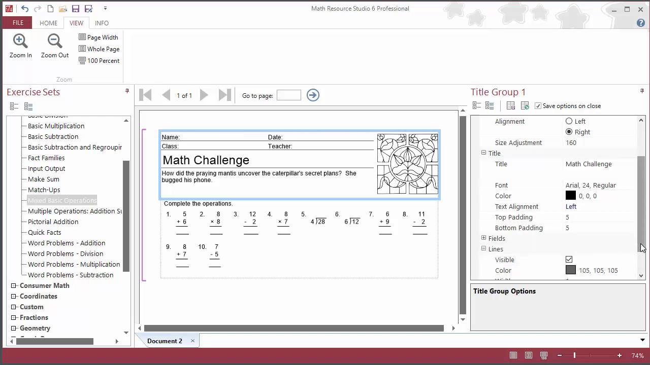 Math Resource Studio Enterprise 7.0.186 Full