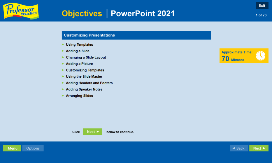 Professor Teaches PowerPoint 2021 v1.2 Full