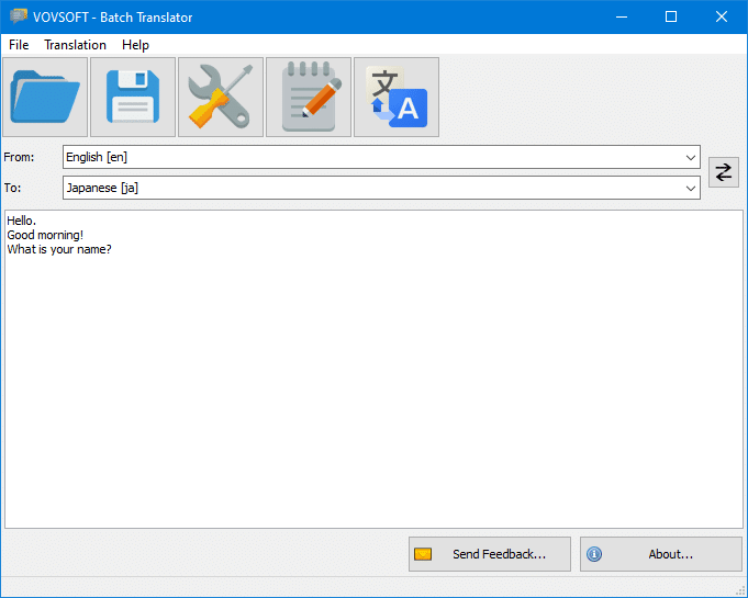 VovSoft Batch Translator 4.2 Free Download