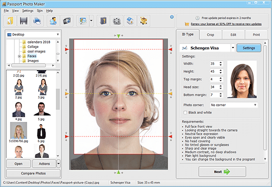 AMS Passport Photo Maker 9.35 Free Download