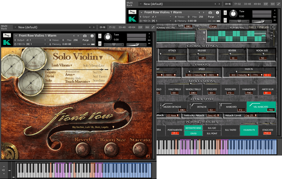 Kirk Hunter Studios – Front Row Violins (KONTAKT) Full