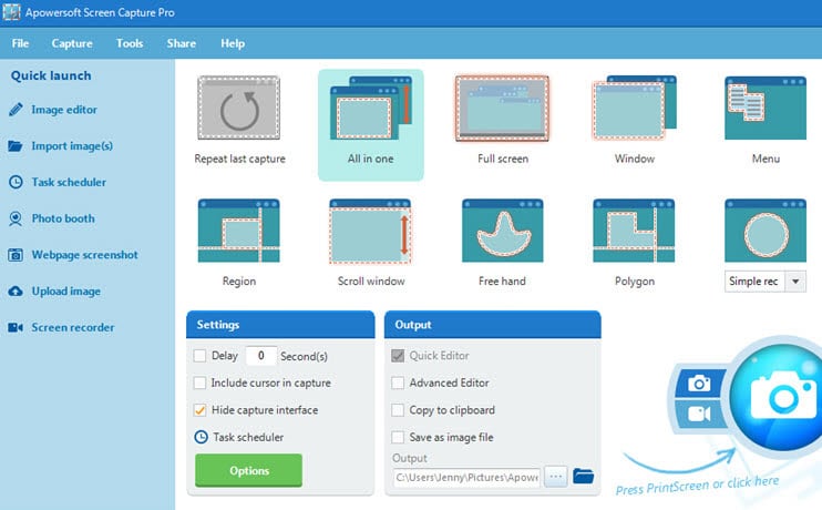 Apowersoft Screen Capture Pro 1.5.0.0 Full