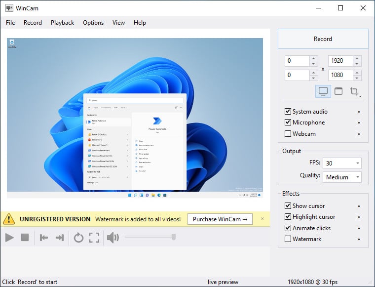 WinCam 3.3 Free Download