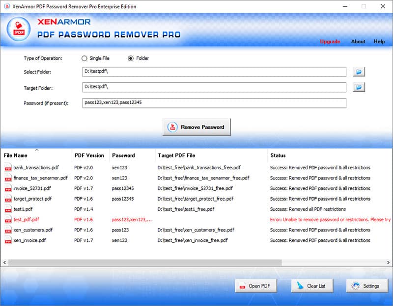 XenArmor PDF Password Remover v5.0.0.1 Full