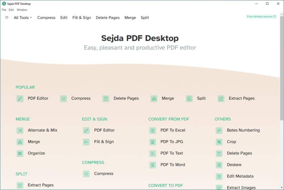 Sejda PDF Desktop Pro 7.6.0 Full