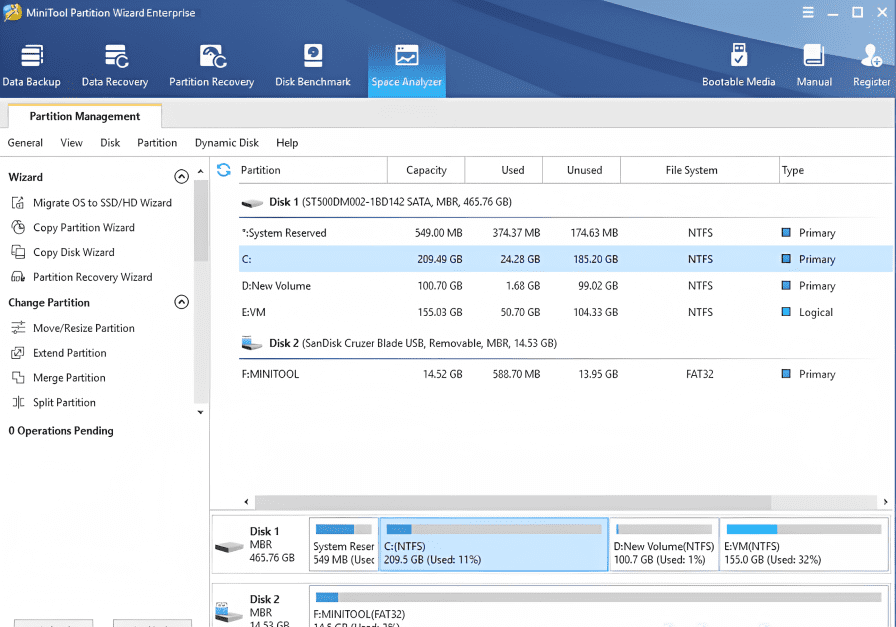 MiniTool Partition Wizard 12.8 Server / Enterprise