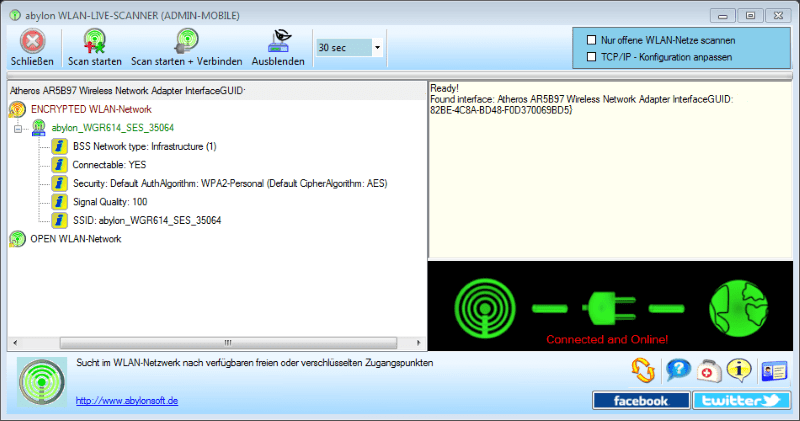 Abylon WLAN-LIVE-SCANNER 2023.2 Full