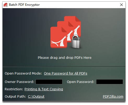 PDFZilla Batch PDF Encryptor PRO 1.2 Full