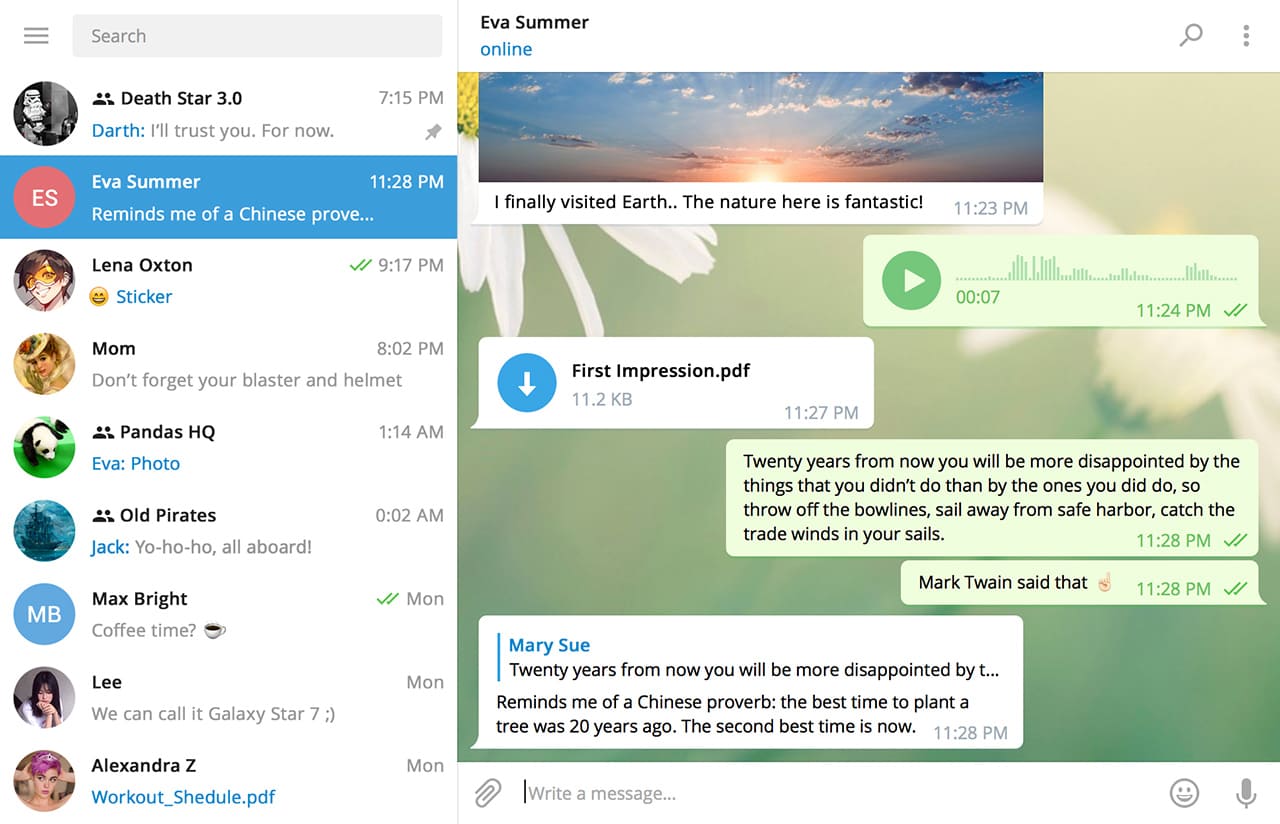 Telegram Desktop 5.5.5 Free Download Full