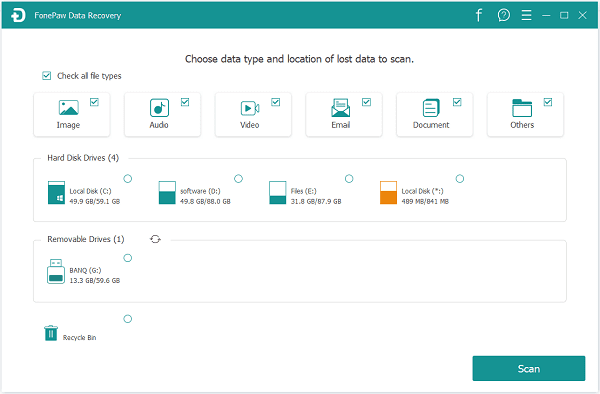 FonePaw Data Recovery 3.4 Free Download Full