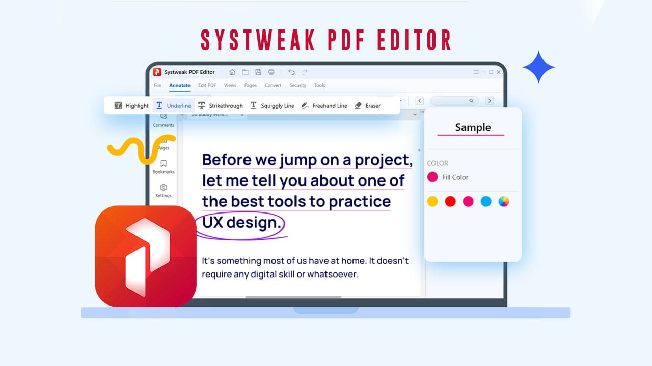 Systweak PDF Editor 1.0.0.4389 Free Download