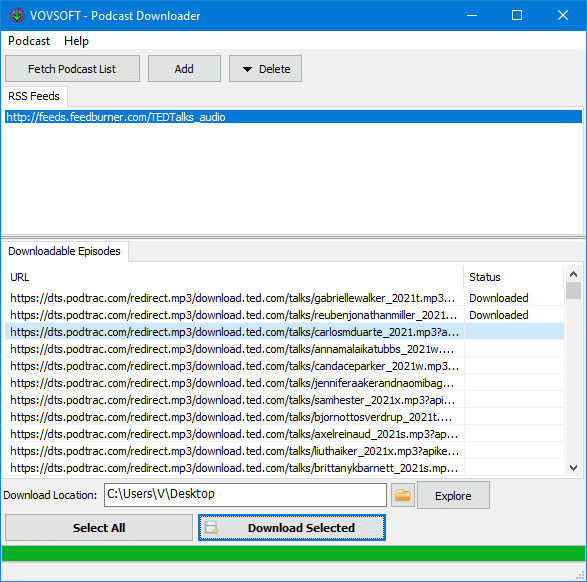 Vovsoft Podcast Downloader 3.1.0 Free Download