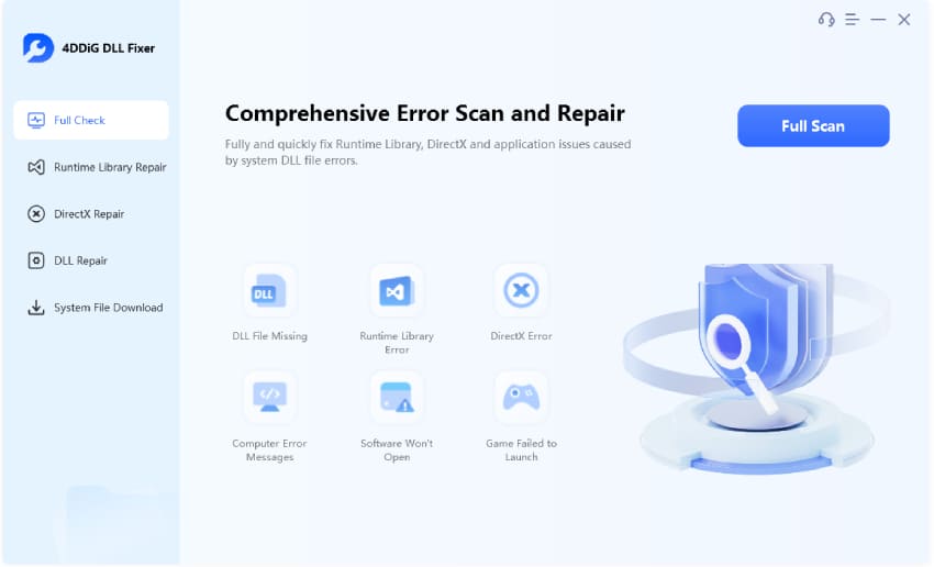 4DDiG DLL Fixer 1.0.0.12 Free Download Full