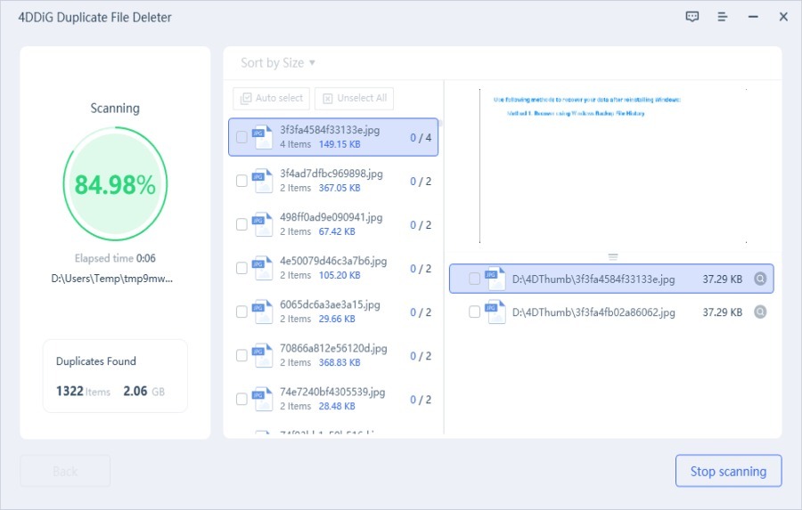 4DDiG Duplicate File Deleter 3.0.0.28 Full